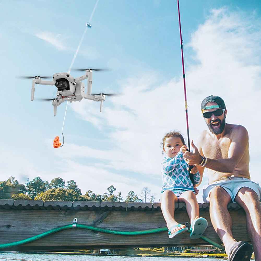 Air Drop Dropping System for DJI Mavic /Mini/Mini 2/FIMI X8 SE Drone Remote Thrower Gift Deliver Fishing Bait Ring Sender Kits
Air Drop Dropping System for DJI Mavic /Mini/Mini 2/FIMI X8 SE Drone Remote Thrower Gift Deliver Fishing Bait Ring Sender Kits