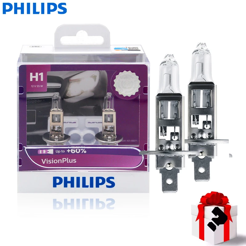 Philips H1 VisionPlus Автомобиль Мотоцикл 12 В 55 Вт 3250K фары яркие галогенные лампы ECE одобрение 60% больше видения 12258VPS2, пара
Philips H1 VisionPlus Автомобиль Мотоцикл 12 В 55 Вт 3250K фары яркие галогенные лампы ECE одобрение 60% больше видения 12258VPS2, пара