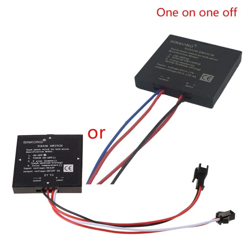 5-12V Bathroom Mirror Switch Touch Switch Sensor for Led Light Mirror Headlight Interior Decoration Supplies W3JA
5-12V Bathroom Mirror Switch Touch Switch Sensor for Led Light Mirror Headlight Interior Decoration Supplies W3JA