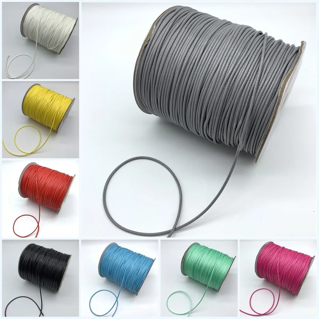 0.5/0.8/1.0/1.5/2.0Mm Waxed Cotton Thread Cord String Strap Necklace Rope For Jewelry Making
0.5/0.8/1.0/1.5/2.0Mm Waxed Cotton Thread Cord String Strap Necklace Rope For Jewelry Making