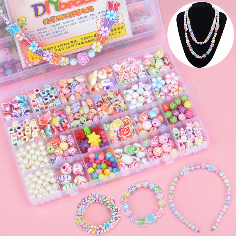1200pcs DIY Handmade Beaded Children's Toy Creative Loose Spacer Beads Crafts Making Bracelet Necklace Jewelry Kit Girl Toy Gift
1200pcs DIY Handmade Beaded Children's Toy Creative Loose Spacer Beads Crafts Making Bracelet Necklace Jewelry Kit Girl Toy Gift