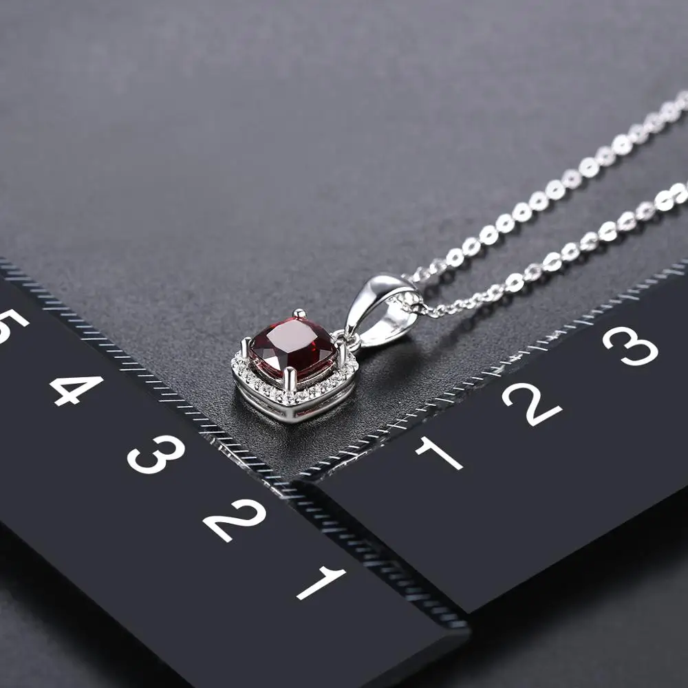 Hutang Cushion Rhodolite Garnet 925 Silver Pendant Natural Gemstone Solid 925 Sterling Silver Chain Fine Simple Women Jewelry
Hutang Cushion Rhodolite Garnet 925 Silver Pendant Natural Gemstone Solid 925 Sterling Silver Chain Fine Simple Women Jewelry