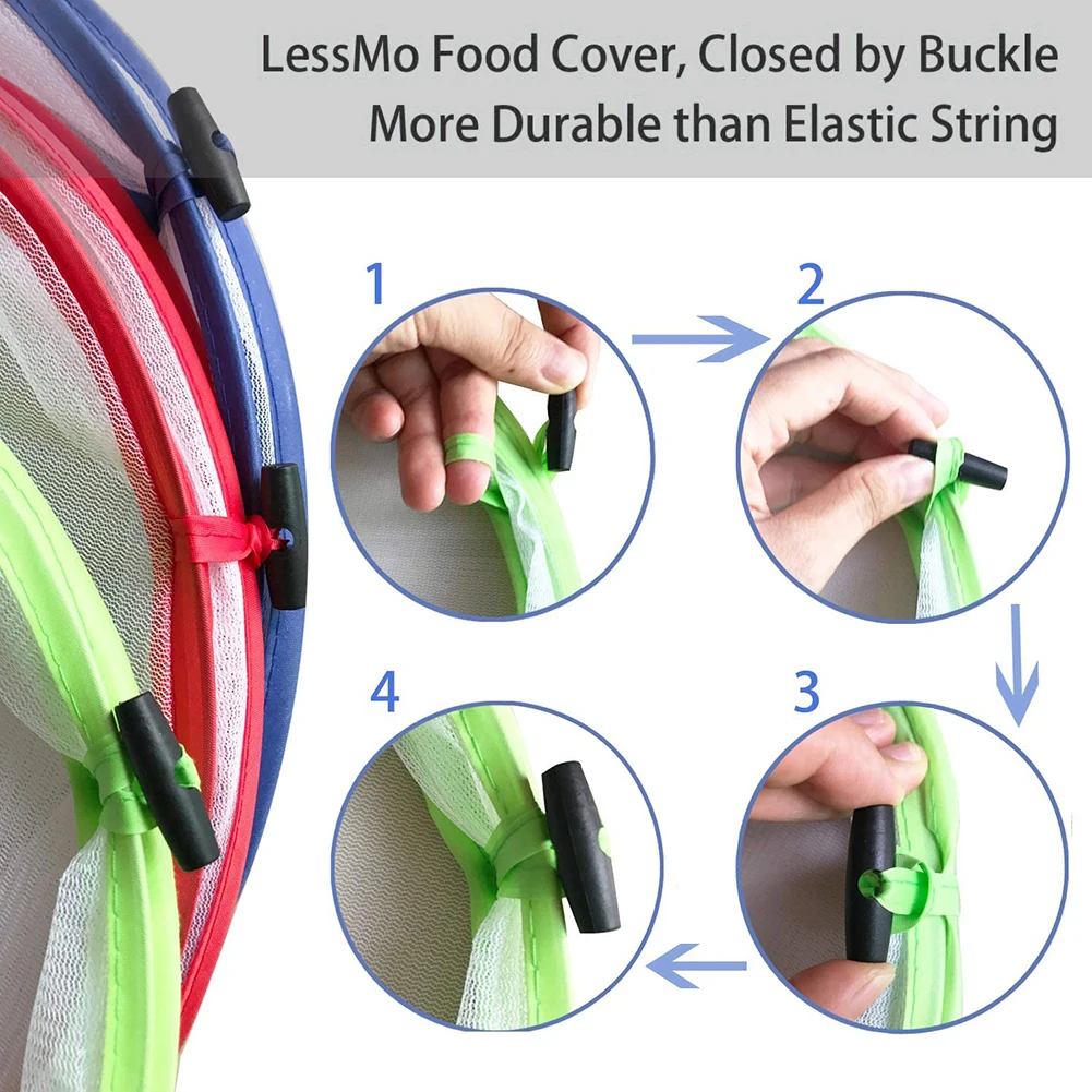 3Pcs Folding Round Reusable Collapsible Mesh Net Dustproof Kitchen Picnic Food Cover Tent for Bowl Pot Tableware Keeping Fresh
3Pcs Folding Round Reusable Collapsible Mesh Net Dustproof Kitchen Picnic Food Cover Tent for Bowl Pot Tableware Keeping Fresh
