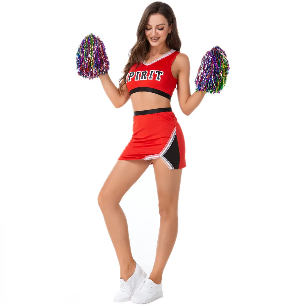 Women Sexy Lingerie Cheerleader DS Stage Costumes Halloween Costume Femme Cheer Leader cosplay Uniforms Nightclubs Outfit
Women Sexy Lingerie Cheerleader DS Stage Costumes Halloween Costume Femme Cheer Leader cosplay Uniforms Nightclubs Outfit