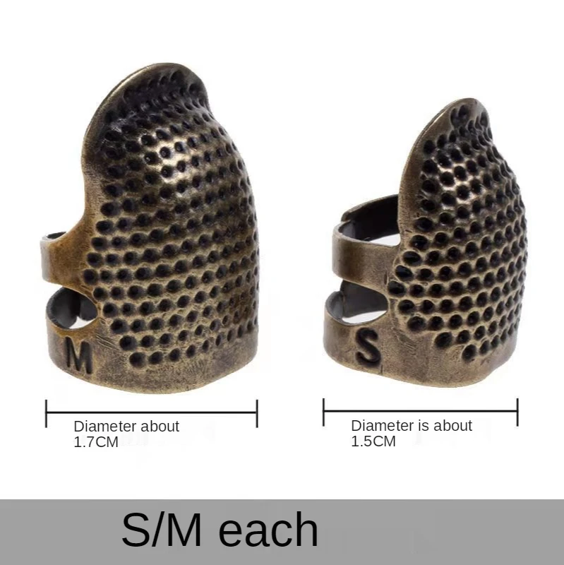 S/M Adjustable Hoop Set Brass Sewing Tool Retro Style Finger Thimble Cross Stitch Thimble Device Protect Cover Sew Accessory
S/M Adjustable Hoop Set Brass Sewing Tool Retro Style Finger Thimble Cross Stitch Thimble Device Protect Cover Sew Accessory