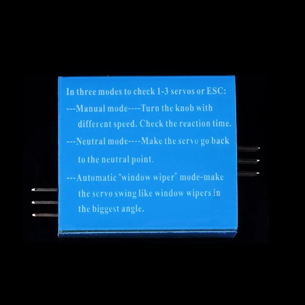 New Profrssional Multi Servo Tester 3CH ECS Consistency Speed Controler Power Channels CCPM Meter Master Checker
New Profrssional Multi Servo Tester 3CH ECS Consistency Speed Controler Power Channels CCPM Meter Master Checker