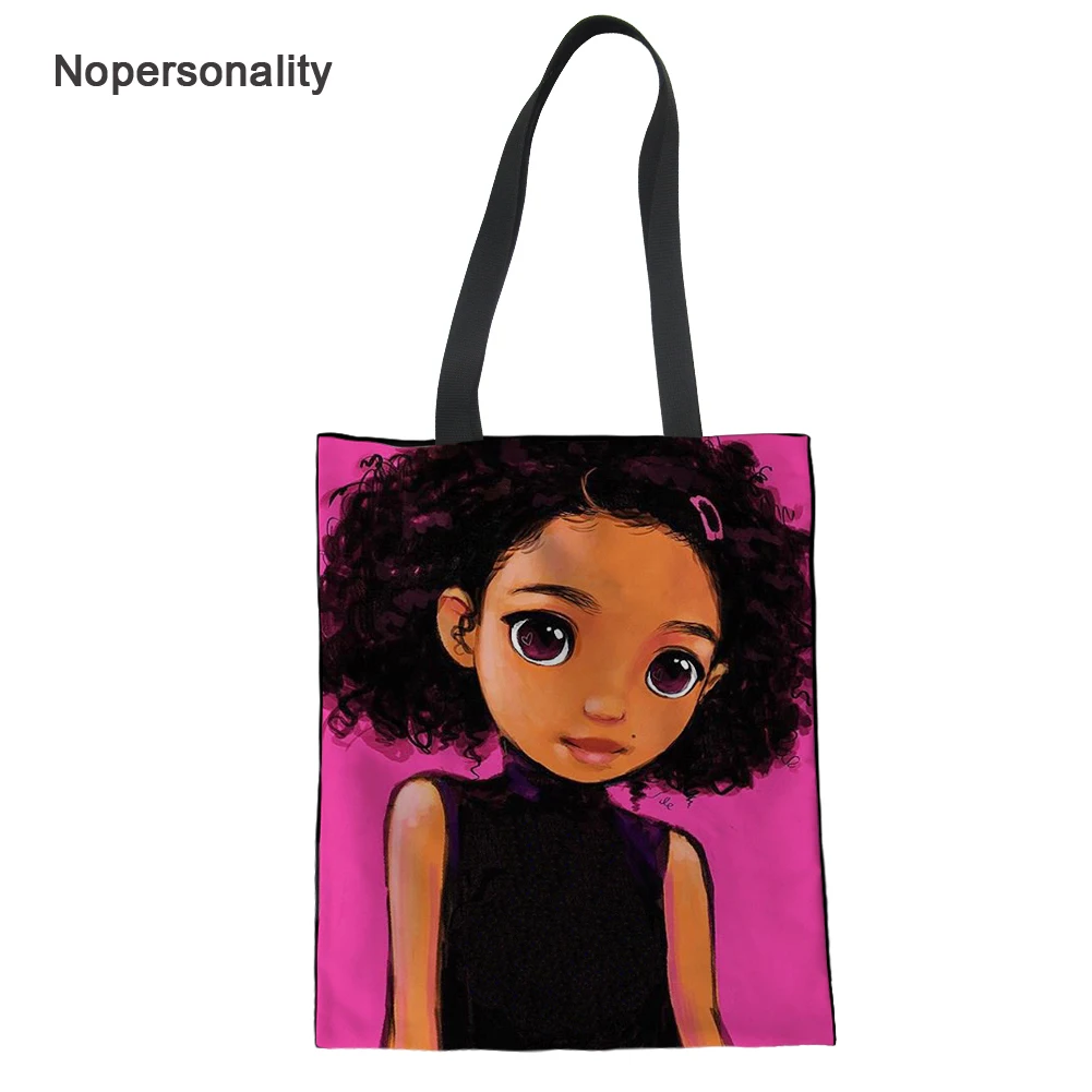 Women Canvas Bags Artist African Girl Printing Tote Shopping Bags Casual Cloth Shoulder Bag for Girls Ladies Shopper Bags
Women Canvas Bags Artist African Girl Printing Tote Shopping Bags Casual Cloth Shoulder Bag for Girls Ladies Shopper Bags