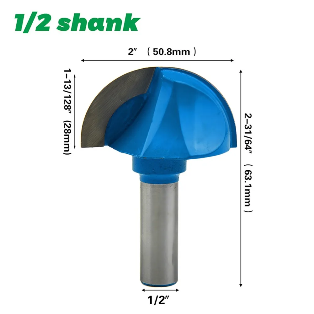 Core Box Round Cove Nose Bit Tungsten Carbide CNC Woodworking Groove Tools Router Bits For Wood 1/2 Inches Shank Milling Cutter
Core Box Round Cove Nose Bit Tungsten Carbide CNC Woodworking Groove Tools Router Bits For Wood 1/2 Inches Shank Milling Cutter