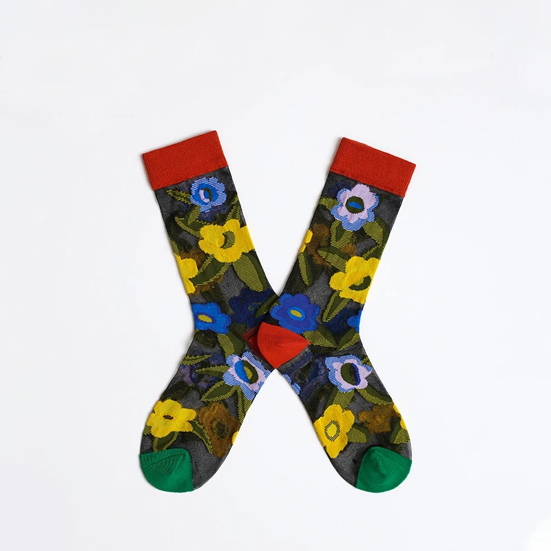2021 New Summer Socks Vintage Print Colorful See Through Socks Women Harajuku Socks Women Hip Pop Style Cool Socks
2021 New Summer Socks Vintage Print Colorful See Through Socks Women Harajuku Socks Women Hip Pop Style Cool Socks