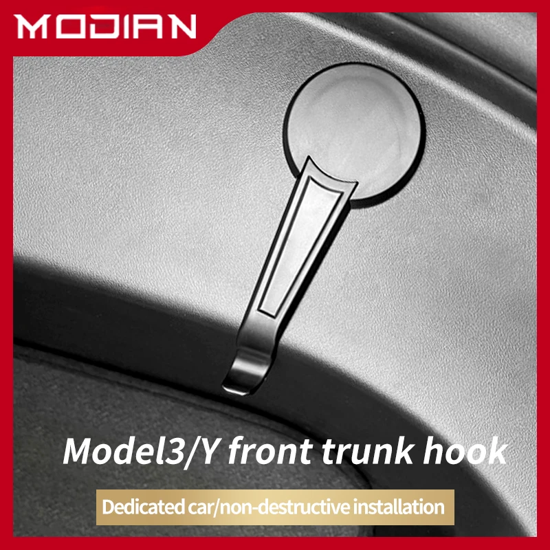 Tesla car trunk hook accessories storage box cargo front trunk bag storage bracket for Tesla Model 3 model Y modification
Tesla car trunk hook accessories storage box cargo front trunk bag storage bracket for Tesla Model 3 model Y modification