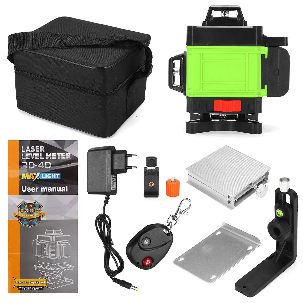 ZEAST 16 Lines 4D Laser Level Self-Leveling 360 Horizontal And Vertical Cross Super Powerful Green Laser Beam Line LED display
ZEAST 16 Lines 4D Laser Level Self-Leveling 360 Horizontal And Vertical Cross Super Powerful Green Laser Beam Line LED display