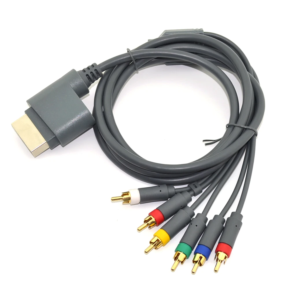 

50pcs HD TV Component Composite Cord AV Audio Video Cable for Microsoft XBOX360 Xbox 360 Console