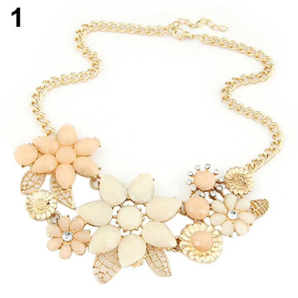 70% Hot Sell Fashion Women's Resin Flower Chain Pendant Choker Bib Statement Collar Necklace
70% Hot Sell Fashion Women's Resin Flower Chain Pendant Choker Bib Statement Collar Necklace