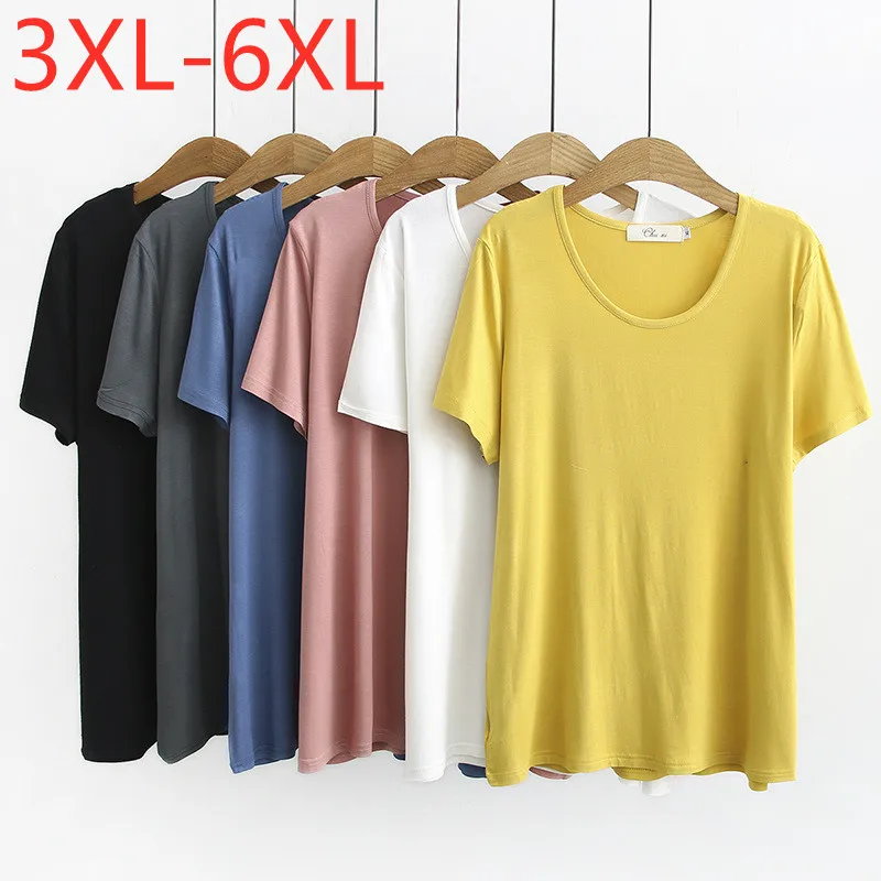 Женская хлопковая футболка, большие размеры 3XL, 4XL, 5XL, 6XL, с коротким рукавом, свободного покроя, с круглым вырезом, лето 2021
Женская хлопковая футболка, большие размеры 3XL, 4XL, 5XL, 6XL, с коротким рукавом, свободного покроя, с круглым вырезом, лето 2021