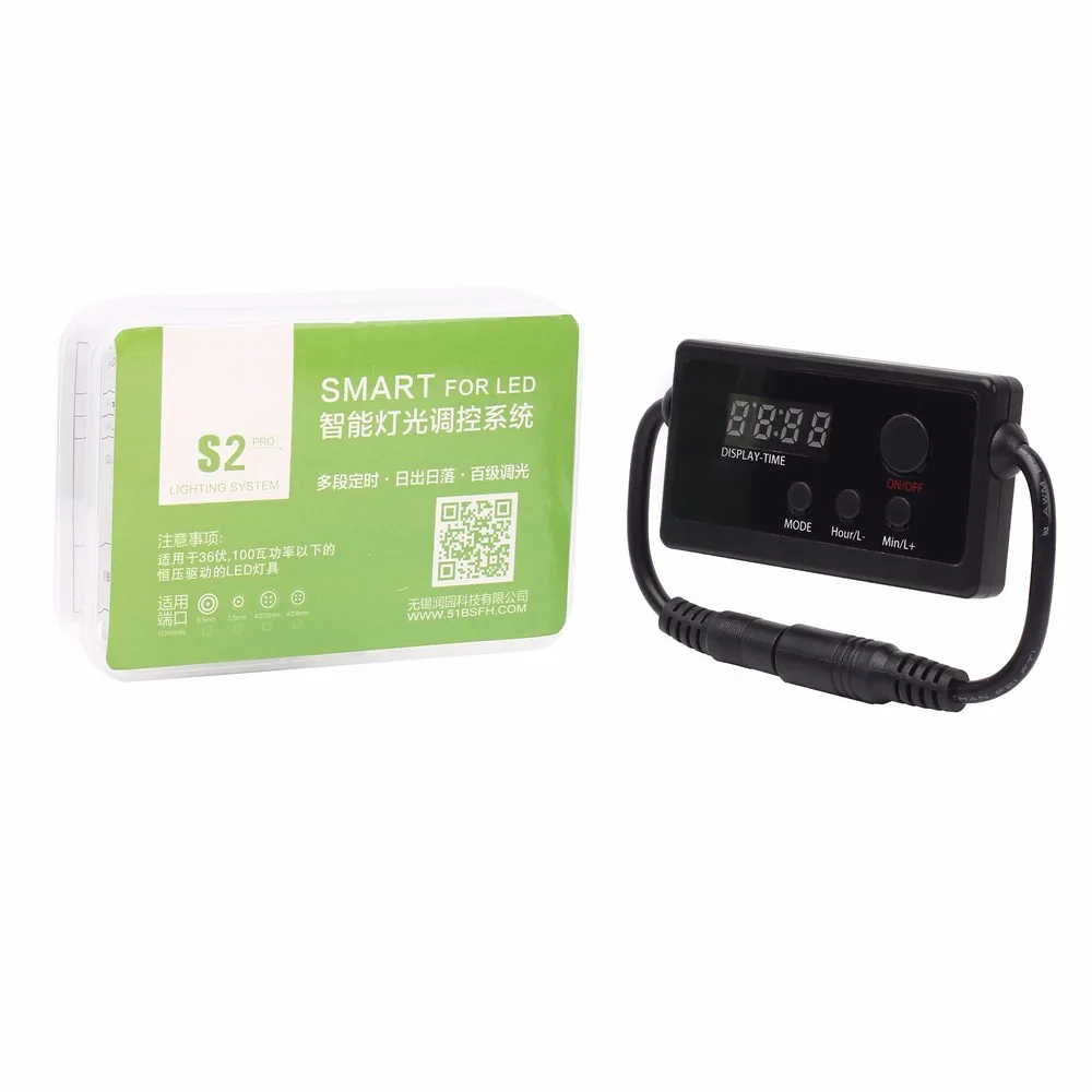 Aquarium LED Light Dimmer Controller S2 Pro Smart Timing Dimming Sunrise Sunset System Light Controller for Chihiros A A+ C E Se
Aquarium LED Light Dimmer Controller S2 Pro Smart Timing Dimming Sunrise Sunset System Light Controller for Chihiros A A+ C E Se