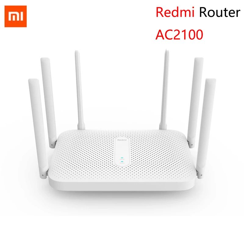 Xiaomi Redmi AC2100 Router Gigabit 2.4G 5.0GHz Dual-Band 2033Mbps Wireless Router Wifi Repeater With 6 High Gain Antennas Wider
Xiaomi Redmi AC2100 Router Gigabit 2.4G 5.0GHz Dual-Band 2033Mbps Wireless Router Wifi Repeater With 6 High Gain Antennas Wider
