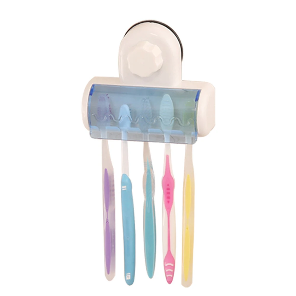 Fashion Strong Suction Cup Wall Mounted 5 Racks Toothbrush Holder Shelves Bathroom Rack Brush Stand Bathroom Accessories 
Fashion Strong Suction Cup Wall Mounted 5 Racks Toothbrush Holder Shelves Bathroom Rack Brush Stand Bathroom Accessories