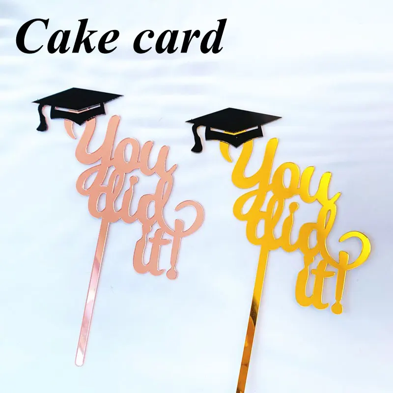 Acrylic Party Graduation Cake Decoration Topper Class of 2021 Cupcake Graduation Cake Flag Cake Decor Dessert Hot Sale
Acrylic Party Graduation Cake Decoration Topper Class of 2021 Cupcake Graduation Cake Flag Cake Decor Dessert Hot Sale