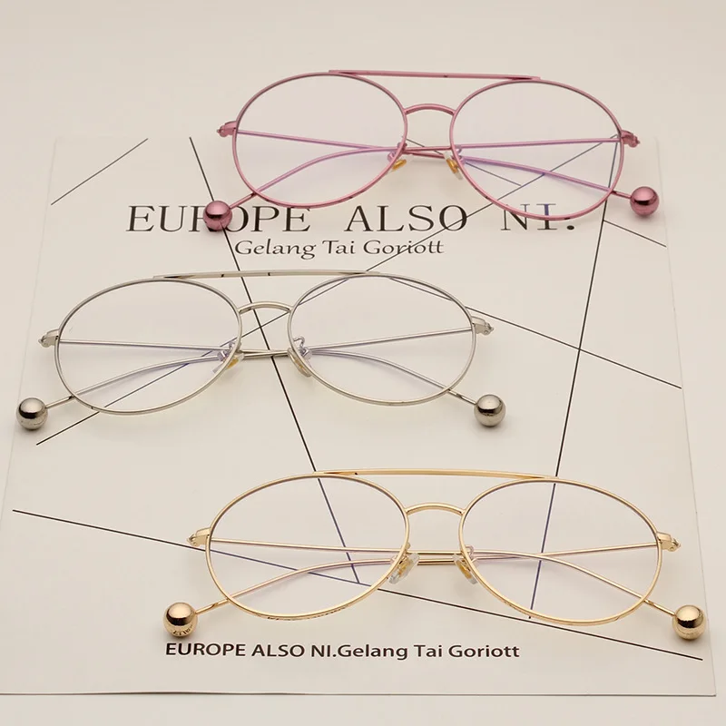 Anti-Blue Ray Eye Protector Myopia Eyeglass Frame Computer Glasses New 2021 Metal Ball
Anti-Blue Ray Eye Protector Myopia Eyeglass Frame Computer Glasses New 2021 Metal Ball