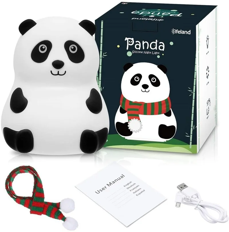 Silicone Night Light LED Touch Sensor Panda Lamp For Baby Kids Children Nursery 7 Colors USB Rechargeable Beside Bedroom Decor
Silicone Night Light LED Touch Sensor Panda Lamp For Baby Kids Children Nursery 7 Colors USB Rechargeable Beside Bedroom Decor