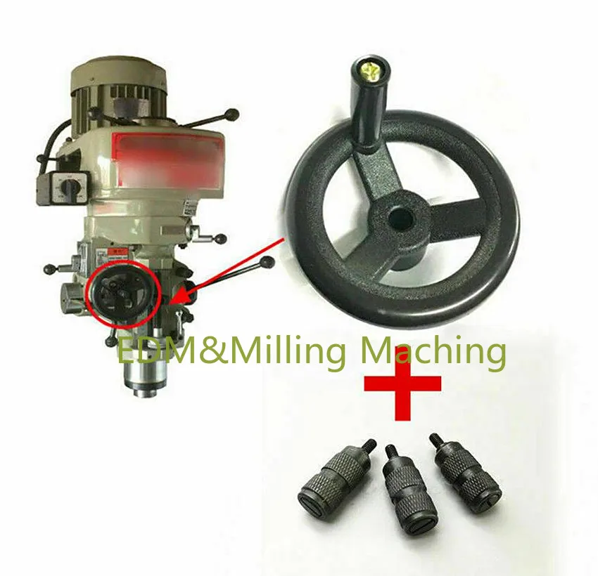 1Set High Quality Milling Machine Fine Feed Black Plastic Hand Wheel & 3X Feed Reverse Knob B125+126 BRIDGEPORT Mill Durable
1Set High Quality Milling Machine Fine Feed Black Plastic Hand Wheel & 3X Feed Reverse Knob B125+126 BRIDGEPORT Mill Durable