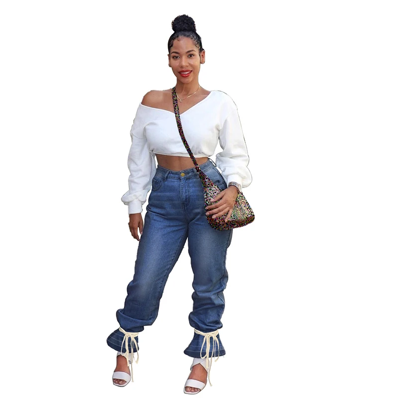Blue Straight Leg Jeans Women 2021 Spring Fashion High Waist Lace Up Denim Pants Women Casual Loose Plus Size Jeans Streetwear
Blue Straight Leg Jeans Women 2021 Spring Fashion High Waist Lace Up Denim Pants Women Casual Loose Plus Size Jeans Streetwear