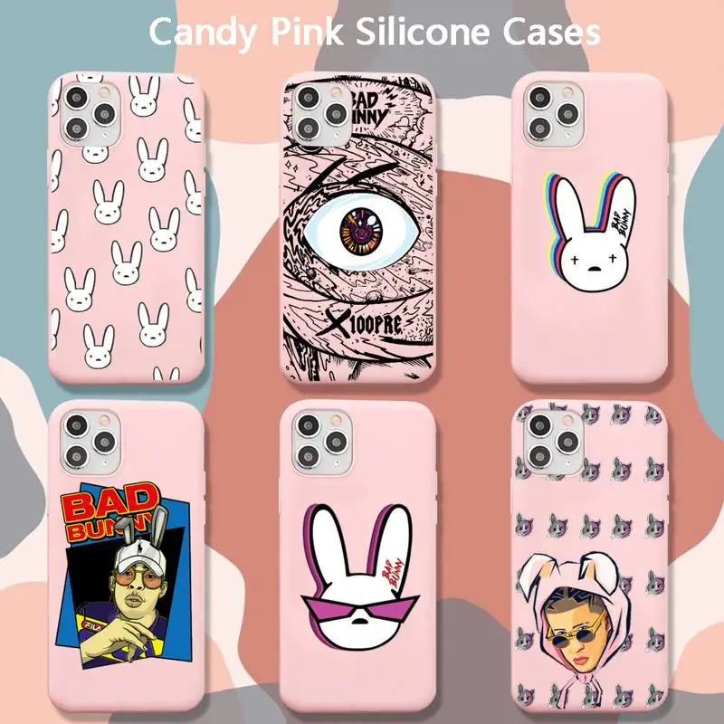 Bad Bunny X100pre Phone Case for iPhone 8 7 6 6S Plus X 5S SE 2020 XR 11 12 Pro mini pro XS MAX Matte Candy Pink Silicone Cases
Bad Bunny X100pre Phone Case for iPhone 8 7 6 6S Plus X 5S SE 2020 XR 11 12 Pro mini pro XS MAX Matte Candy Pink Silicone Cases