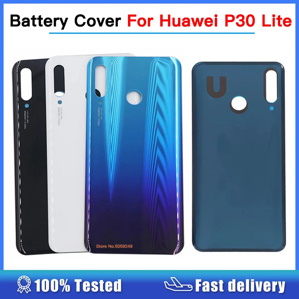 Крышка батарейного отсека P30 Lite для Huawei P30 Lite, Задняя стеклянная панель, корпус с клейкой наклейкой, ремонт заднего корпуса
Крышка батарейного отсека P30 Lite для Huawei P30 Lite, Задняя стеклянная панель, корпус с клейкой наклейкой, ремонт заднего корпуса