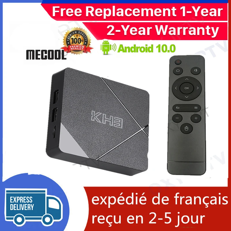 Mecool KH3 tv Box Android 10 Tv Box Allwinner H313 Quad Core 2G 16G Media Player support smart tv KH3 smart tv set top box
Mecool KH3 tv Box Android 10 Tv Box Allwinner H313 Quad Core 2G 16G Media Player support smart tv KH3 smart tv set top box