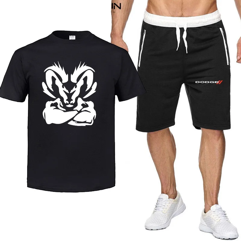2021 Summer Men's DODGE Logo T-Shirt Set 2-Piece Hip Hop High Quality Cotton Printed Short Sleeve + Shorts Suit
2021 Summer Men's DODGE Logo T-Shirt Set 2-Piece Hip Hop High Quality Cotton Printed Short Sleeve + Shorts Suit
