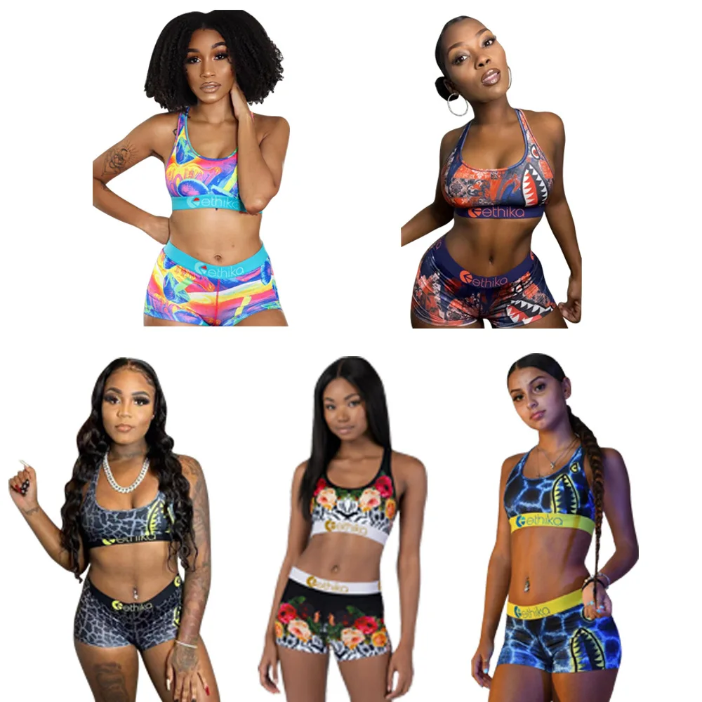 ETHIKA Deep V Neck Sleeveless Ethika Crop Top And Hot Short 2 Pieces Set Sexy Tight Club Party Lady Fashion Tracksuits
ETHIKA Deep V Neck Sleeveless Ethika Crop Top And Hot Short 2 Pieces Set Sexy Tight Club Party Lady Fashion Tracksuits