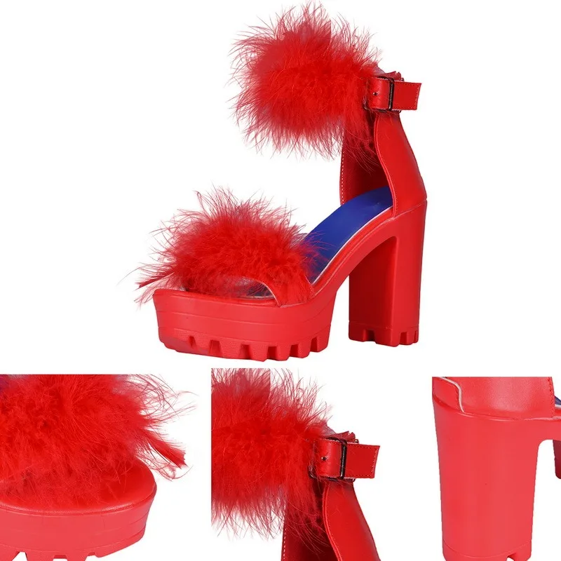 2021 Woman Furry Sandals Ladies Shoes Plush Fluffy Summer Sandals Women Fur Outdoor Slippers For Women Party Shoes Hot Sale
2021 Woman Furry Sandals Ladies Shoes Plush Fluffy Summer Sandals Women Fur Outdoor Slippers For Women Party Shoes Hot Sale