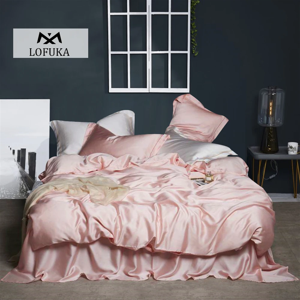 Lofuka Women Pink 100% Silk Bedding Set 6A Grade Silky Duvet Cover Set Queen King Flat Sheet Pillowcase Bed Linen Set 4PCS
Lofuka Women Pink 100% Silk Bedding Set 6A Grade Silky Duvet Cover Set Queen King Flat Sheet Pillowcase Bed Linen Set 4PCS