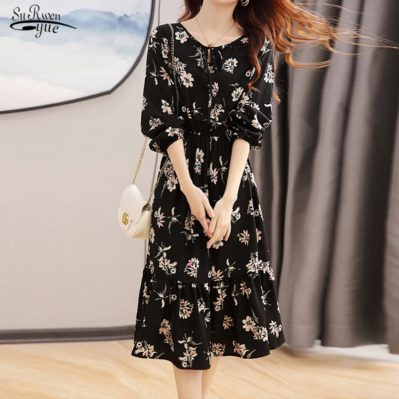 Print Long Sleeve Gentle Bow Dress Sweet Vintage Dress A-line Elastic Waist Dress 2021 Autumn Elegant French Floral Dress 16875
Print Long Sleeve Gentle Bow Dress Sweet Vintage Dress A-line Elastic Waist Dress 2021 Autumn Elegant French Floral Dress 16875