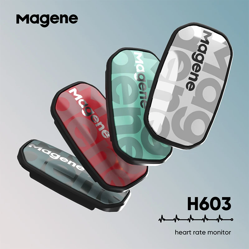 Монитор сердечного ритма Magene H603 Bluetooth с нагрудным ремешком компьютер велосипед