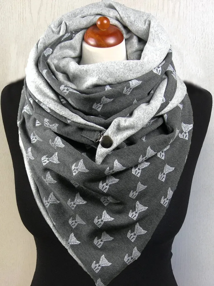 Winter Cartoon Warm Scarf Women Solid Retro Printing Scarves Button Soft Wrap Casual Warm Scarves Shawls Face Scarf
Winter Cartoon Warm Scarf Women Solid Retro Printing Scarves Button Soft Wrap Casual Warm Scarves Shawls Face Scarf