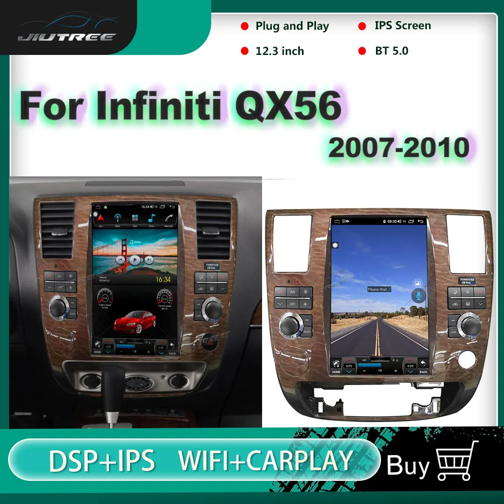 Автомобильный мультимедийный DVD-плеер RradioCar для Infiniti QX56 2007-2010 Android 2 Din автомобильный стерео-приемник GPS-навигация головное устройство
Автомобильный мультимедийный DVD-плеер RradioCar для Infiniti QX56 2007-2010 Android 2 Din автомобильный стерео-приемник GPS-навигация головное устройство