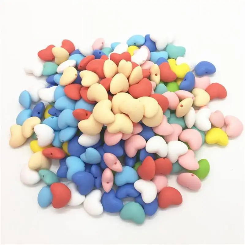 Hobbyworker 20*17mm Small Love Heart Silicone Beads for DIY Necklace Pacifier Chain Jewelry Accessories B0014
Hobbyworker 20*17mm Small Love Heart Silicone Beads for DIY Necklace Pacifier Chain Jewelry Accessories B0014
