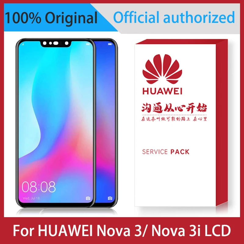 ORIGINAL 6.3'' Display For Huawei Nova 3 PAR-LX9 Nova 3i INE-LX2 LCD Touch Screen Digitizer Assembly Replacement With Frame
ORIGINAL 6.3'' Display For Huawei Nova 3 PAR-LX9 Nova 3i INE-LX2 LCD Touch Screen Digitizer Assembly Replacement With Frame