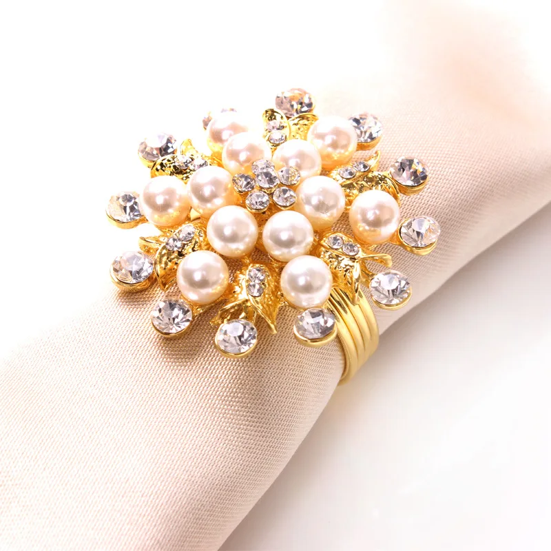 12pcs/lot Premium Christmas Napkin Ring Snowflake Napkin Button Golden Pearl Napkin Ring
12pcs/lot Premium Christmas Napkin Ring Snowflake Napkin Button Golden Pearl Napkin Ring