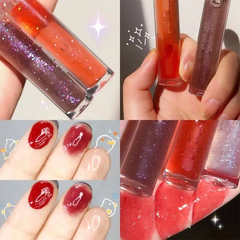 Lip gloss with fine flash moisturizing moisturizing lip milk lipstick lip glaze colorless transparent water film glass lip oil
Lip gloss with fine flash moisturizing moisturizing lip milk lipstick lip glaze colorless transparent water film glass lip oil
