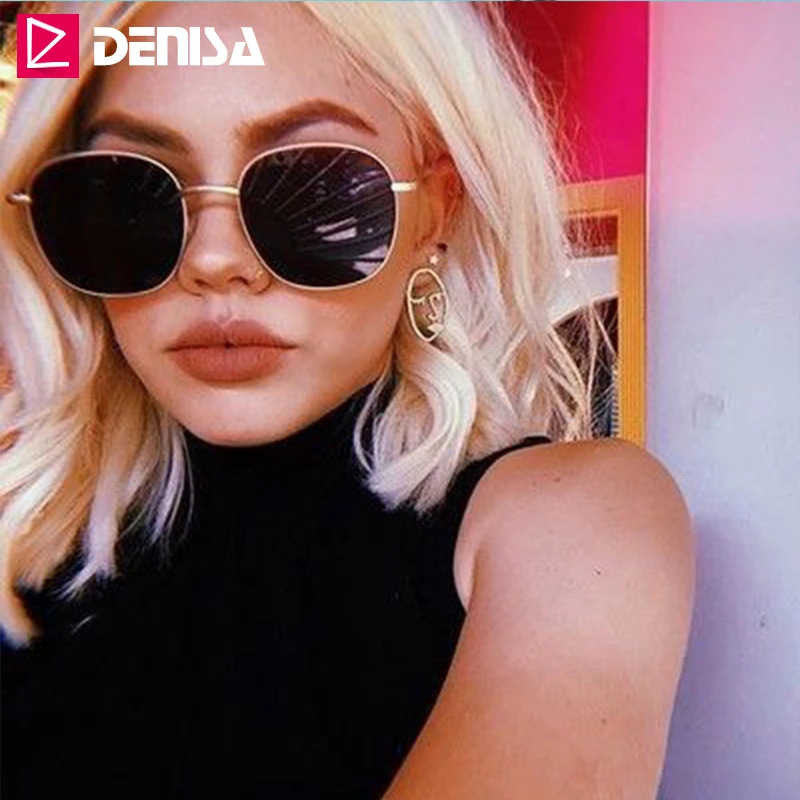 Винтажные Круглые Солнцезащитные очки DENISA для женщин 2020 черные маленькие солнцезащитные очки зеркальные синие солнцезащитные очки для муж...
Винтажные Круглые Солнцезащитные очки DENISA для женщин 2020 черные маленькие солнцезащитные очки зеркальные синие солнцезащитные очки для муж...