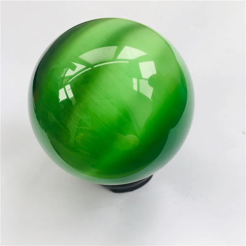 4-10cm Natural Green cat's eye stone quartz crystal ball home decoration natural stone with free wooden stand
4-10cm Natural Green cat's eye stone quartz crystal ball home decoration natural stone with free wooden stand