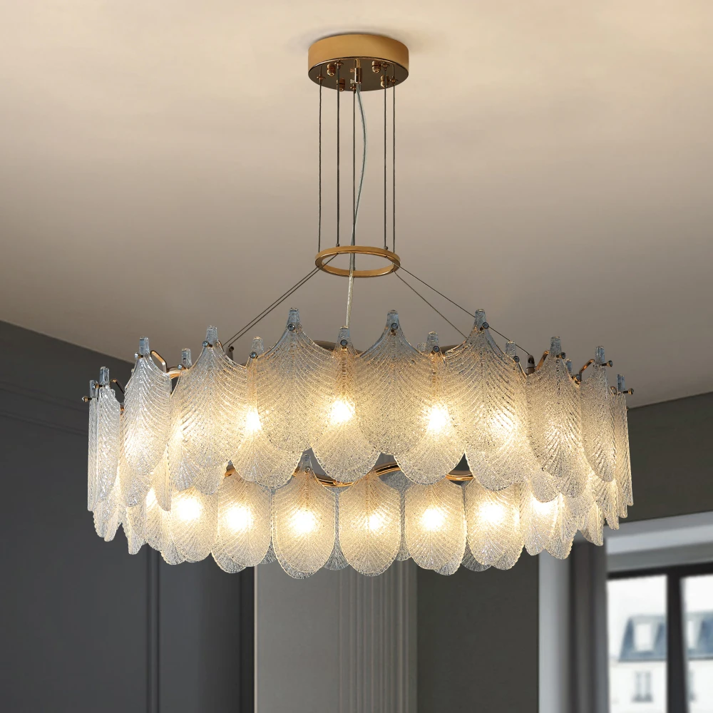 Leaf Led Chandelier For Living Room Round Dining Room Hanging Lamp White Frosted Glass Bedroom Light Fixtures Indoor Lighting
Leaf Led Chandelier For Living Room Round Dining Room Hanging Lamp White Frosted Glass Bedroom Light Fixtures Indoor Lighting