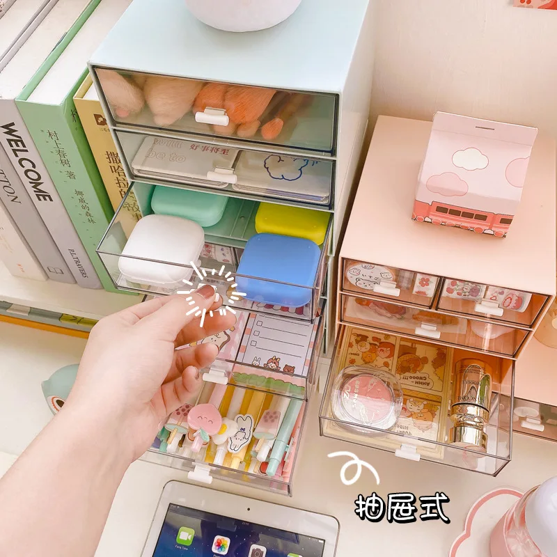 Plastic Cosmetic Drawers Storage Box Jewelry Container Makeup Desk Organizer Rack Makeup Brush Holder Stationery Organizers Box
Plastic Cosmetic Drawers Storage Box Jewelry Container Makeup Desk Organizer Rack Makeup Brush Holder Stationery Organizers Box