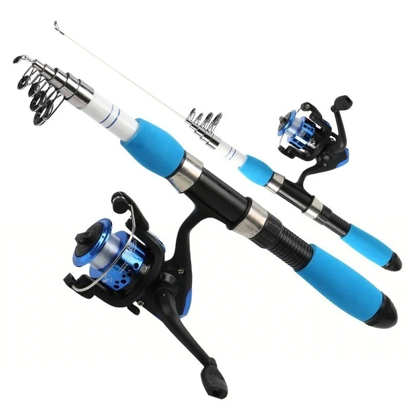 Fishing Rod Full Kits With Telescopic Fishing Rod And Spinning Reel Baits Hooks Saltwater Freshwater Travel Pole Set
Fishing Rod Full Kits With Telescopic Fishing Rod And Spinning Reel Baits Hooks Saltwater Freshwater Travel Pole Set