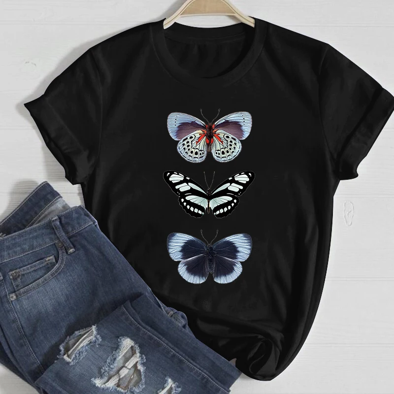 Women T-Shirt Summer Ladies Tops Cute Aesthetic Fashion 90s Print Kawaii Basic Clothing Female Clothes Tees Beautiful Butterfly
Women T-Shirt Summer Ladies Tops Cute Aesthetic Fashion 90s Print Kawaii Basic Clothing Female Clothes Tees Beautiful Butterfly