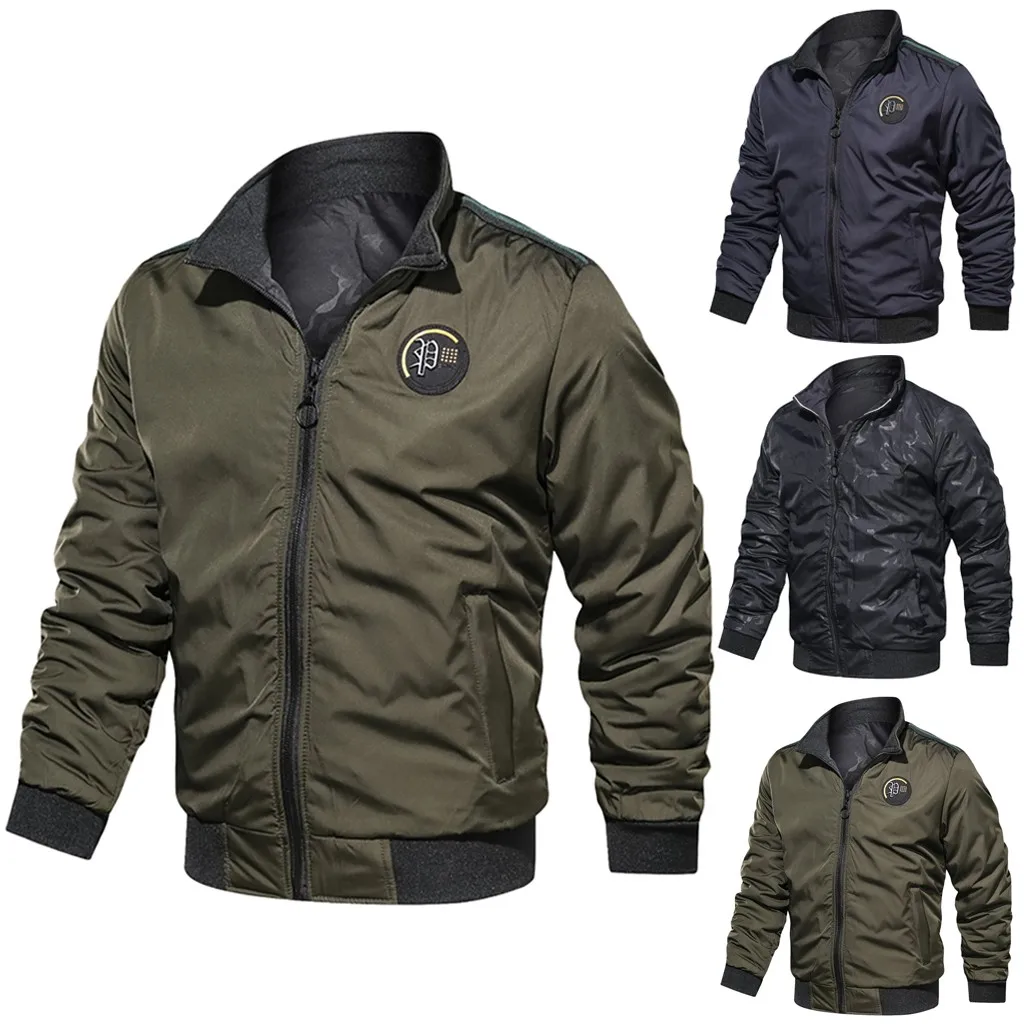 Vogue Multifunction Coat Men's Autumn Winter Casual Pure Color Two-sided Wear Breathable Jacket Good Coat Male Safari Style
Vogue Multifunction Coat Men's Autumn Winter Casual Pure Color Two-sided Wear Breathable Jacket Good Coat Male Safari Style