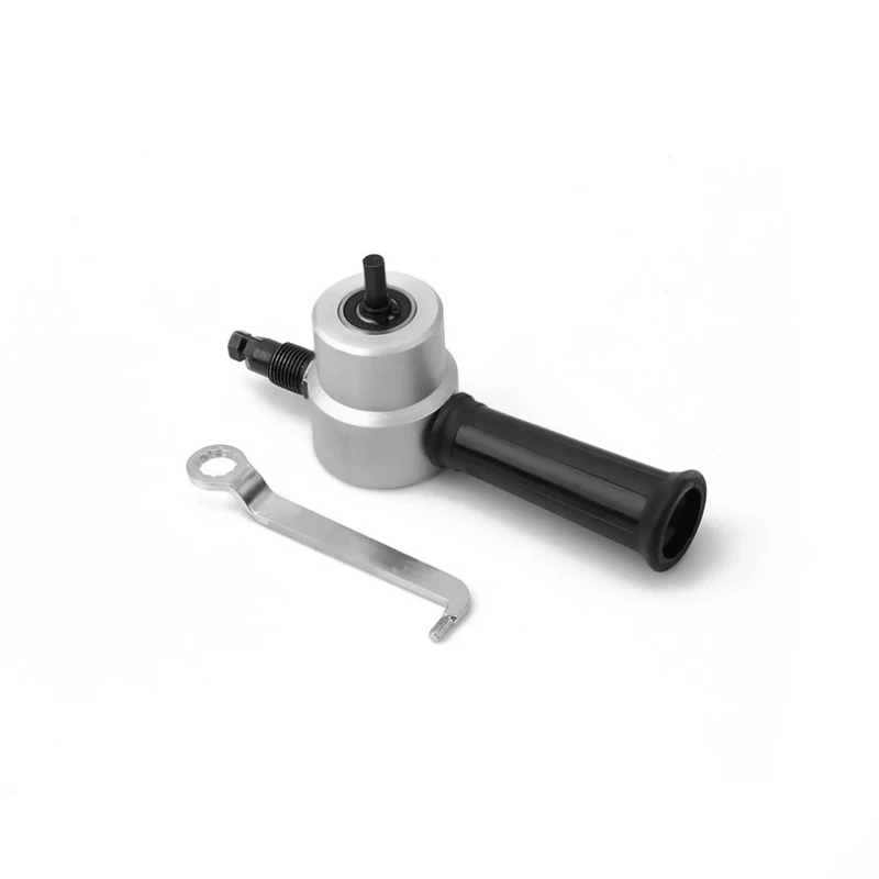 Metal Nibbler Cutter Double Head Sheet Hole Saw Cutter Drill Attachment Plate Open Hole Drill for Cutting Iron Steel 
Metal Nibbler Cutter Double Head Sheet Hole Saw Cutter Drill Attachment Plate Open Hole Drill for Cutting Iron Steel