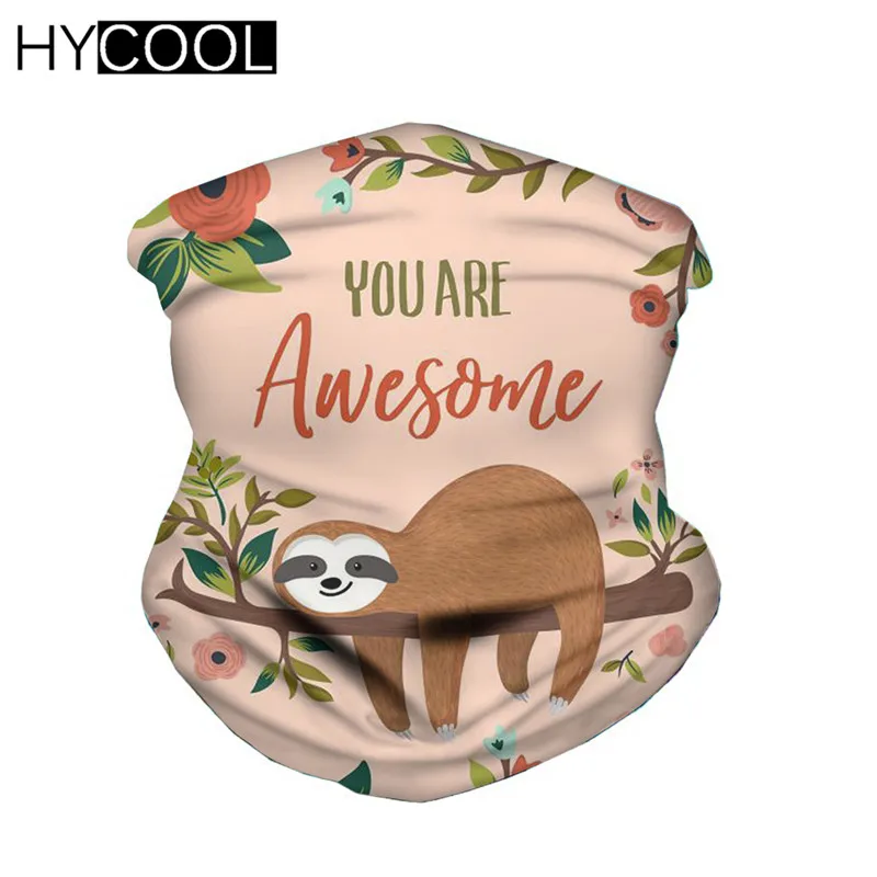 HYCOOL Cute Sloth Printed Bandana Headband Buffee Face Shield Vintage Elastic Tube Scarf Sport Cycling Headwear Mask Bandama
HYCOOL Cute Sloth Printed Bandana Headband Buffee Face Shield Vintage Elastic Tube Scarf Sport Cycling Headwear Mask Bandama